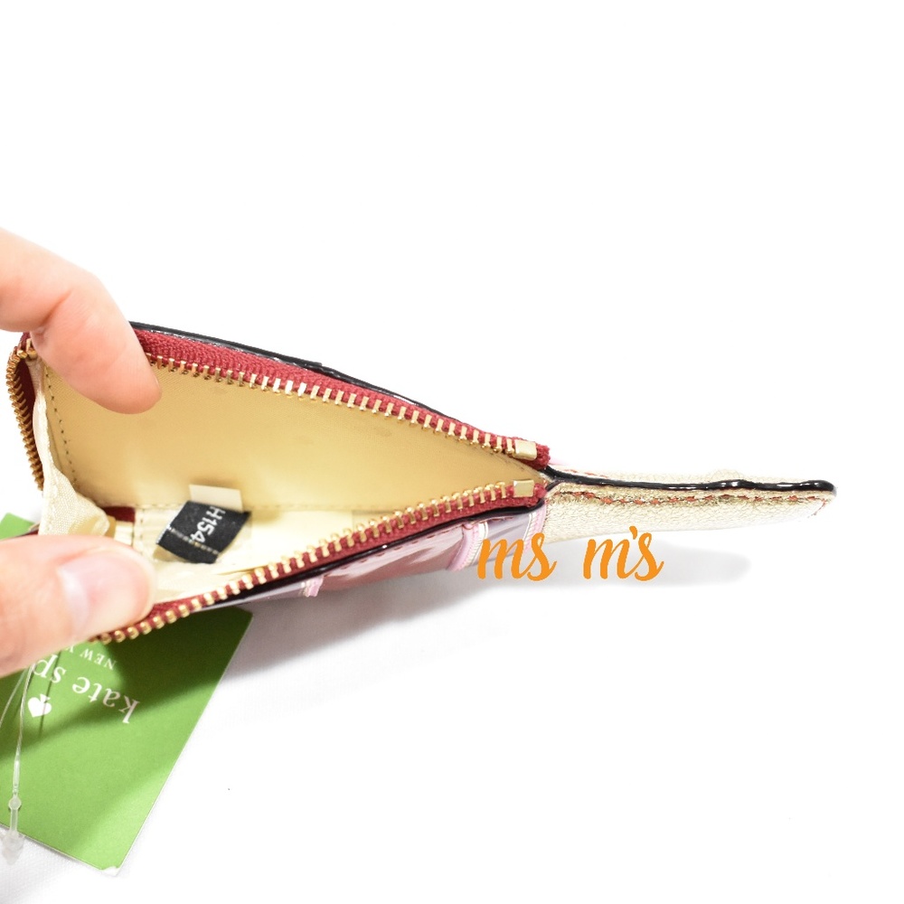 NWT Kate Spade Champagne Coin purse - Picture 4 of 4